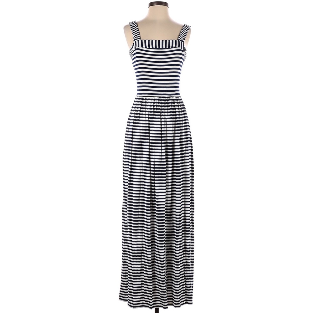 Ann Taylor LOFT Horizontal Striped Maxi Dress XXS Petite